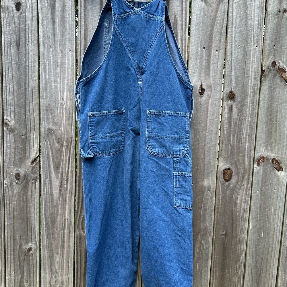 Carhartt Men's Blue Denim Overalls - Picture 6 of 10
